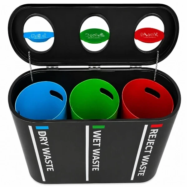FRP Trio Dustbin