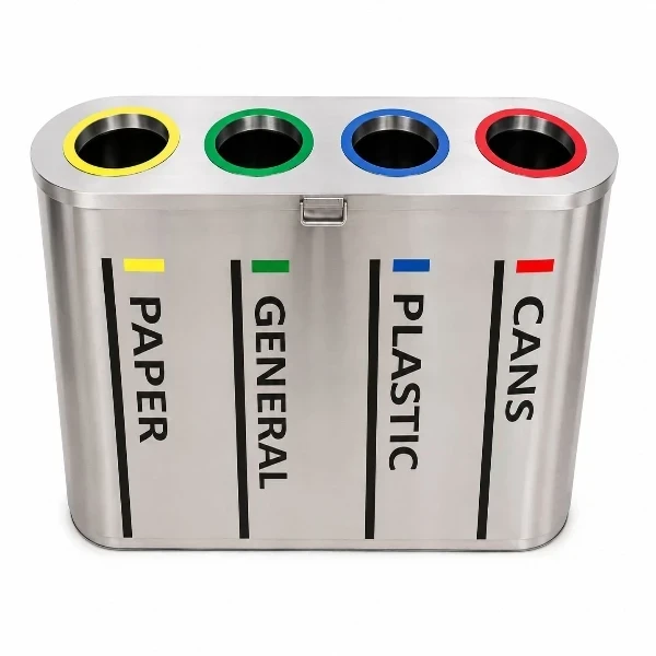 4 Compartment & Quattro Dustbins