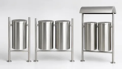 Pole Mounted Dustbin Size & Capacity Guide – 40L to 120L
