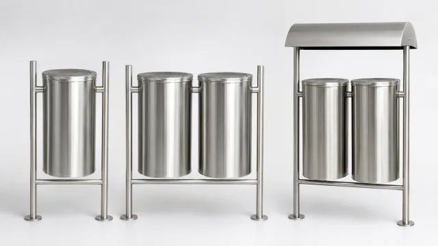 Pole Mounted Dustbin Size & Capacity Guide – 40L to 120L