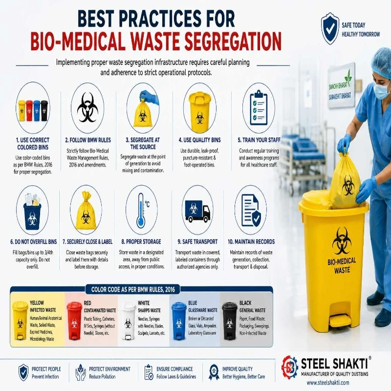hospital 4 color biomedical waste dustbins1