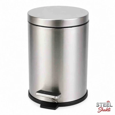 11 litre stainless steel pedal bin inch ss 202 grade
