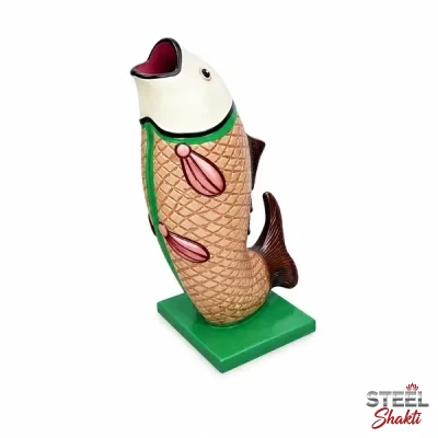 frp fish shape cartoon dustbin