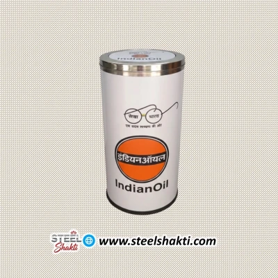 Steel Shakti Commercial Dustbin – Indian Oil Petrol Pump Waste Management Solution - View 4 | Steel Shakti Fabrication