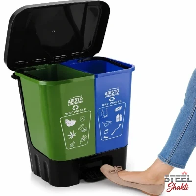ARISTO 30L pedal dustbin for kitchen waste