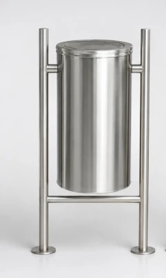 Double Pole Mounted Dustbin