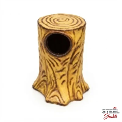 frp tree trunk cartoon dustbin