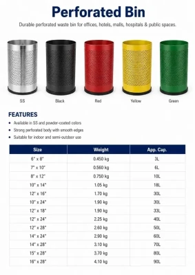 perforated-stainless-steel-dustbin-sizes-colors