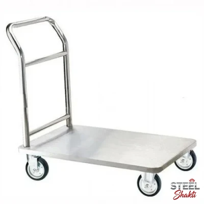 Stainless Steel Utility Trolley 2 Tier | SS Service Trolley