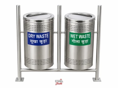 Roadside Pole Mounted Dustbin