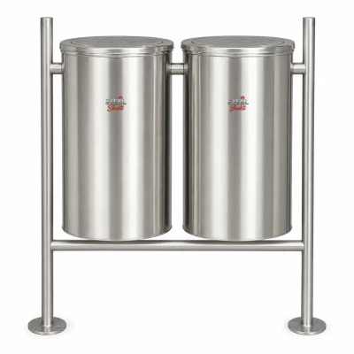 Pole Mounted Hanging Swing Dustbin